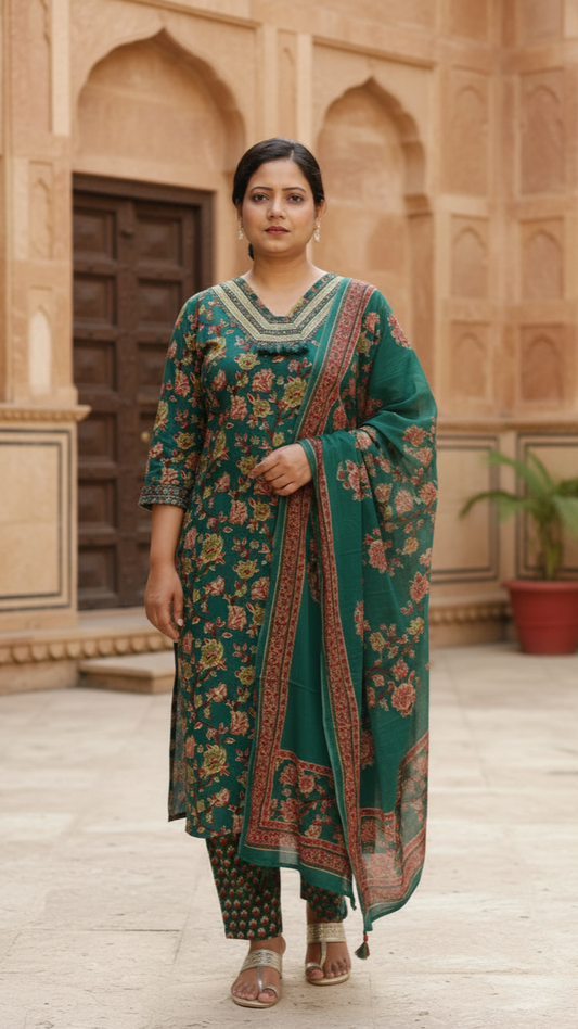 Panna 3-Piece Kurti Set