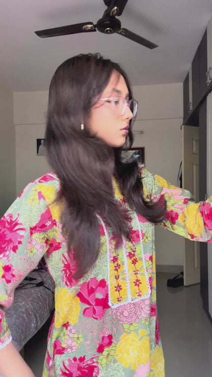 Mehri Short Co-ord Kurti Set